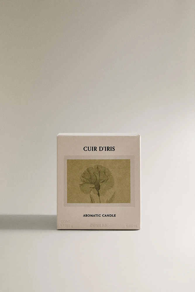 (200 G) BOUGIE PARFUMÉE CUIR D’IRIS