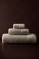 STRIPED TEXTURED BATH TOWEL