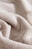 STRIPED TEXTURED BATH TOWEL