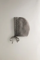 CHILDREN’S CHUNKY KNIT BONNET