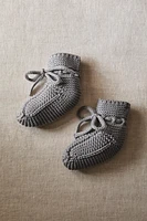 CHILDREN’S CHUNKY KNIT BOOTIES