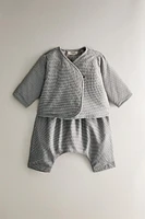 CHILDREN’S QUILTED CHECK JACKET