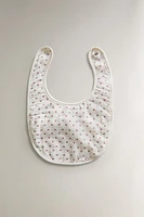 CHILDREN'S MINI FLORAL PRINT BIB