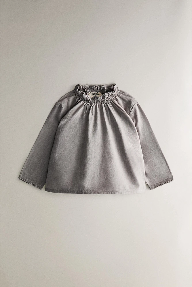 RUFFLED SHIRT AND BLOOMERS SET