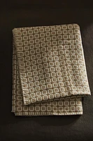 TEXTURED CHECK BLANKET