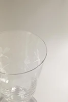 SILK SCREEN WINE GLASS