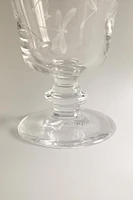 SILK SCREEN WINE GLASS