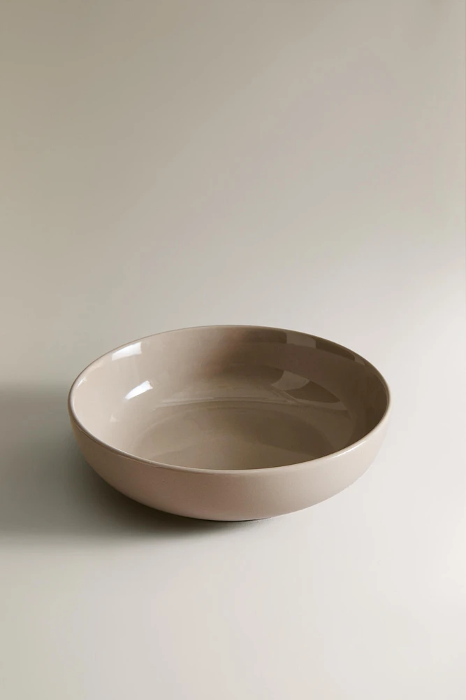 STONEWARE SOUP PLATE