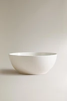 STONEWARE SALAD BOWL