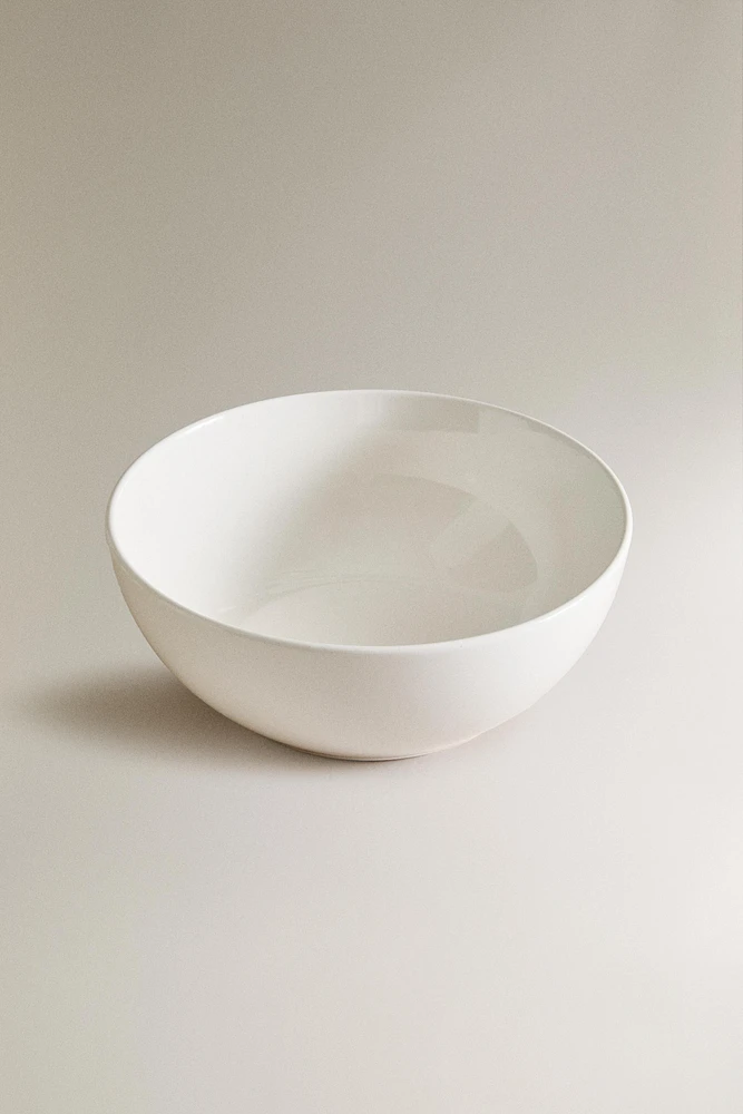 STONEWARE SALAD BOWL