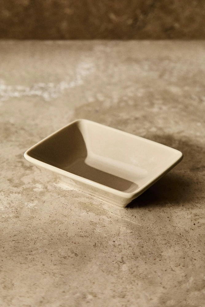 STONEWARE APPETIZER BOWL