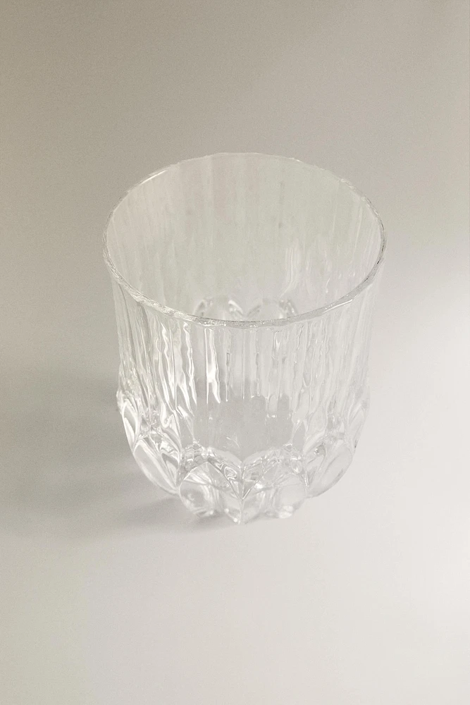 CUT CRYSTALLINE TUMBLER