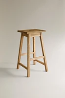 ELM WOOD STOOL