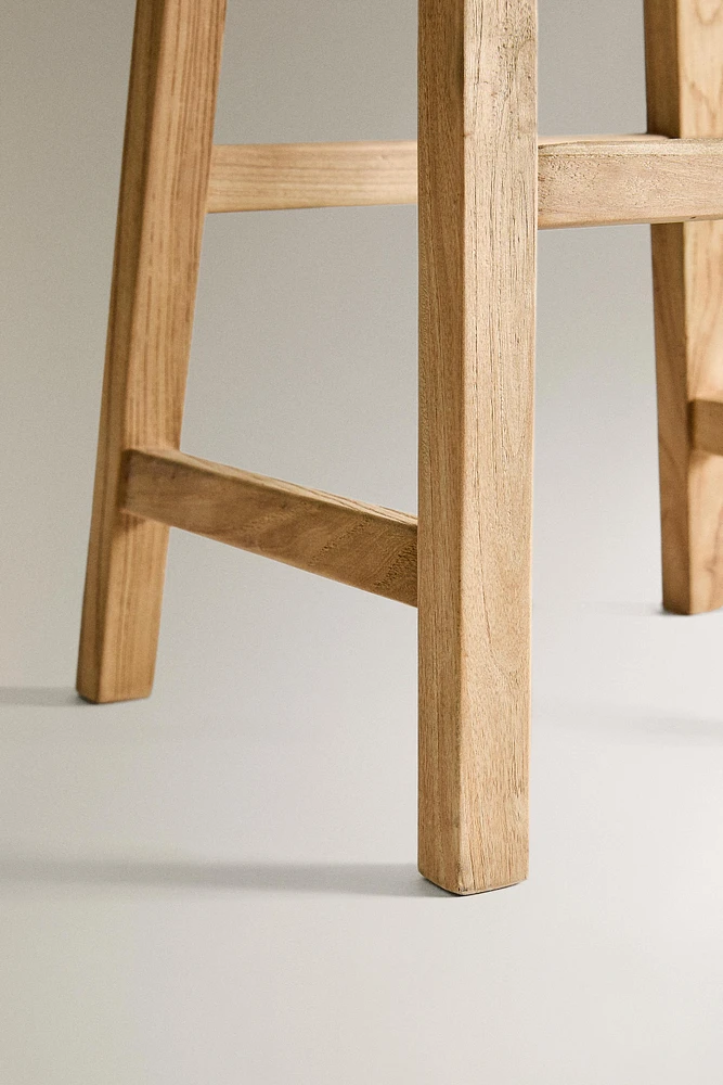 ELM WOOD STOOL