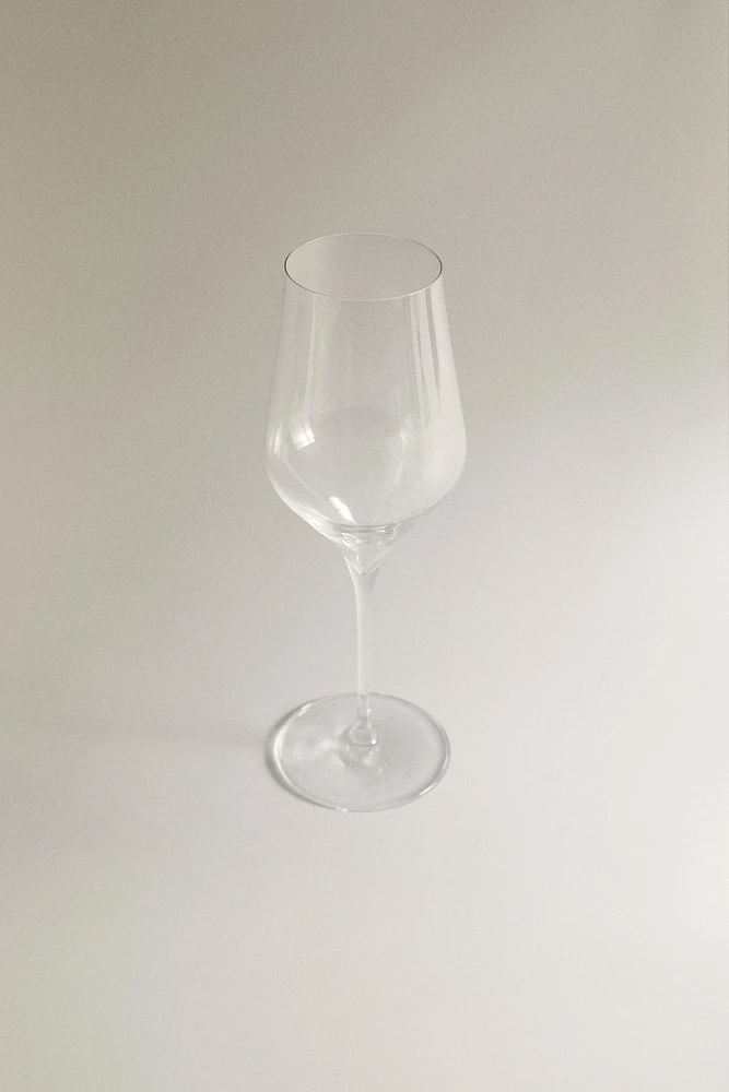 VERRE À VIN CRISTALLIN LISSE