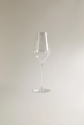 PLAIN CRYSTALLINE FLUTE GLASS