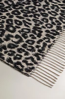 LEOPARD PRINT COTTON BLANKET