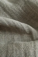 FRINGED LINEN BLANKET