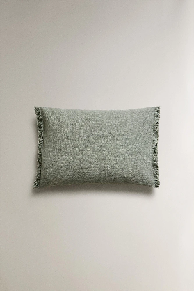 HOUSSE DE COUSSIN FRANGES