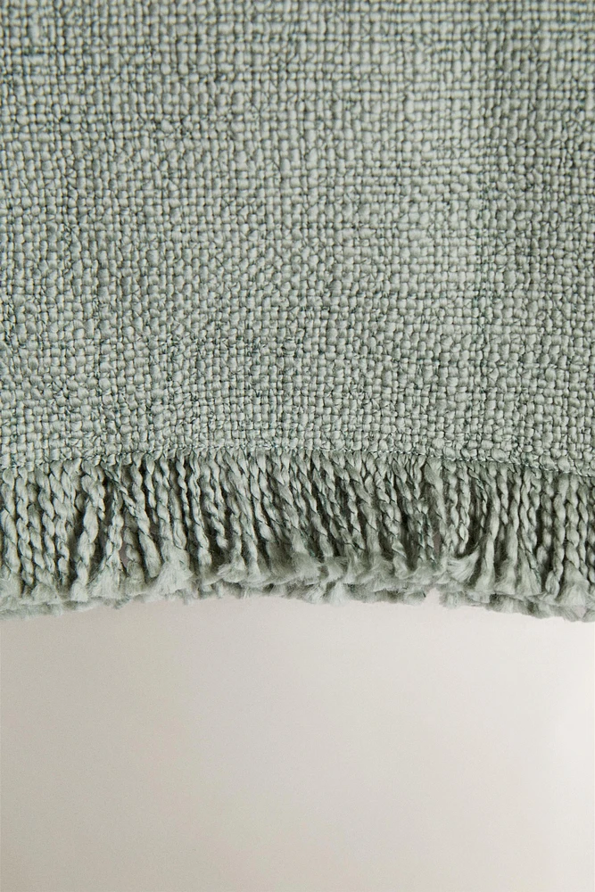 HOUSSE DE COUSSIN FRANGES