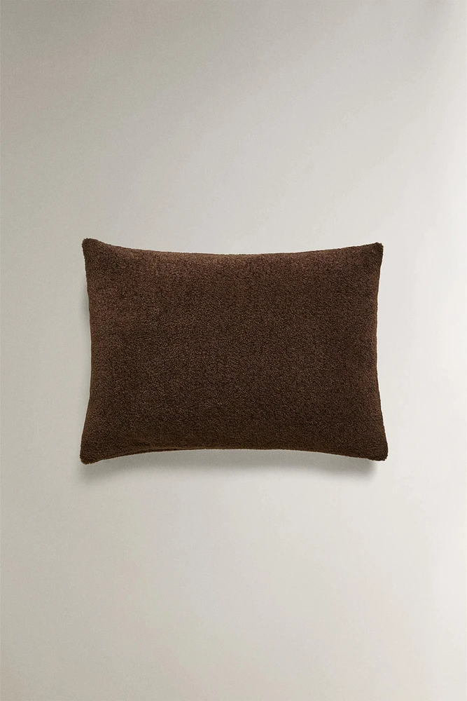 HOUSSE DE COUSSIN EFFET PEAU D’AGNEAU