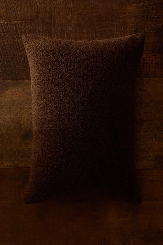 HOUSSE DE COUSSIN EFFET PEAU D’AGNEAU