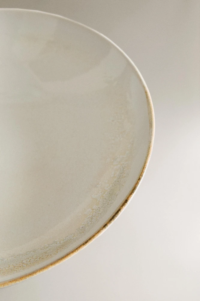 STONEWARE SOUP PLATE