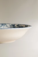 FLORAL EARTHENWARE BOWL