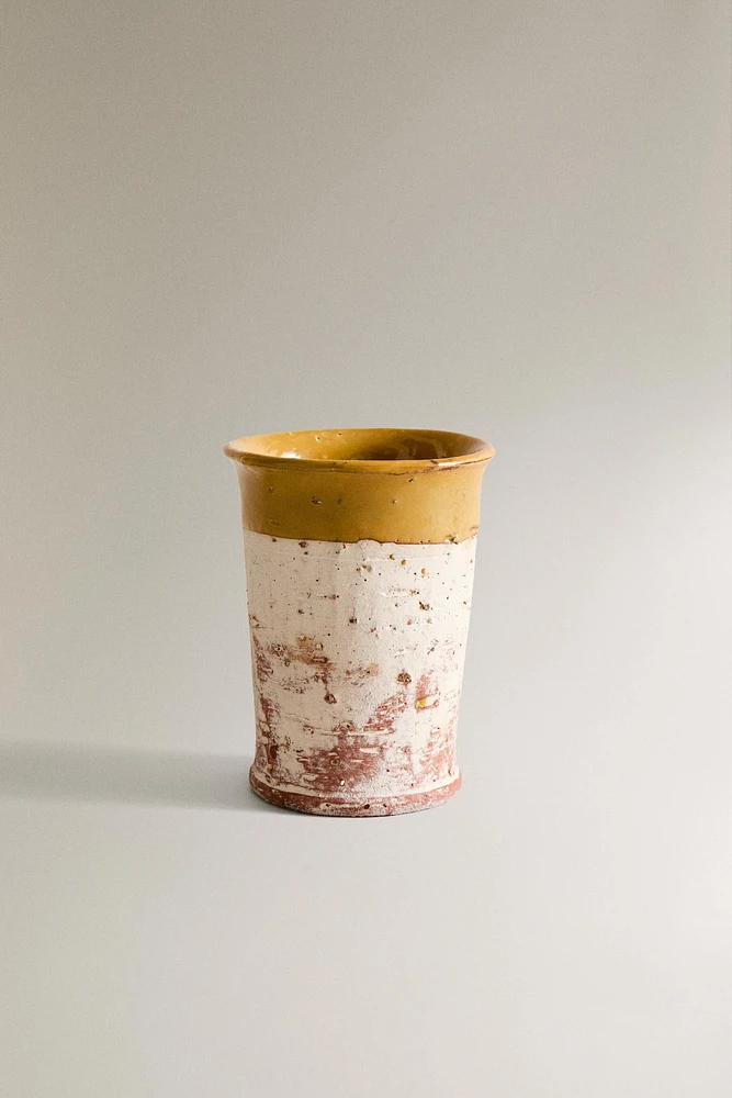 TERRACOTTA TOOTHBRUSH HOLDER