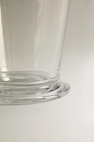 TRANSPARENT GLASS CAPPUCCINO CUP