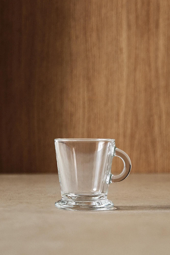 TRANSPARENT GLASS ESPRESSO CUP