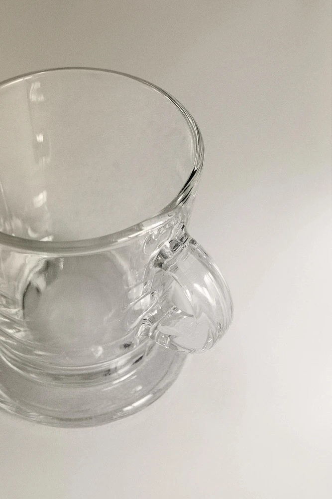 TRANSPARENT GLASS ESPRESSO CUP