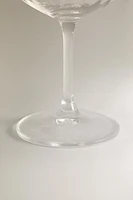 TEXTURED CRYSTALLINE WINE GLASS