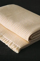 WAFFLE-TEXTURE BLANKET