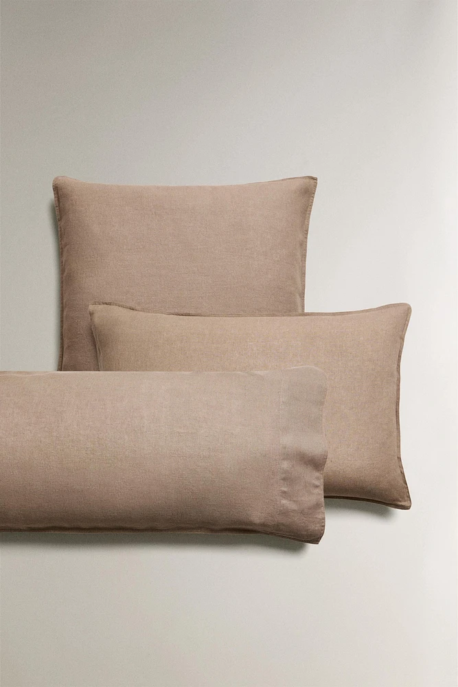 (140 GSM) WASHED LINEN PILLOWCASE