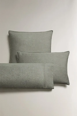 140 GSM) WASHED LINEN PILLOWCASE