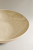 DOTTED STONEWARE SOUP PLATE