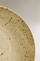 DOTTED STONEWARE DESSERT PLATE