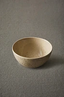 DOTTED STONEWARE BOWL