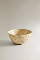 DOTTED STONEWARE BOWL