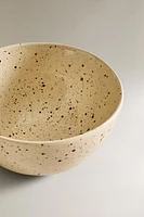 DOTTED STONEWARE BOWL