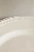 CHAIN EARTHENWARE DINNER PLATE