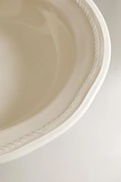 CHAIN EARTHENWARE SOUP PLATE