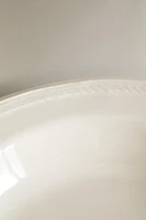 CHAIN EARTHENWARE SOUP PLATE