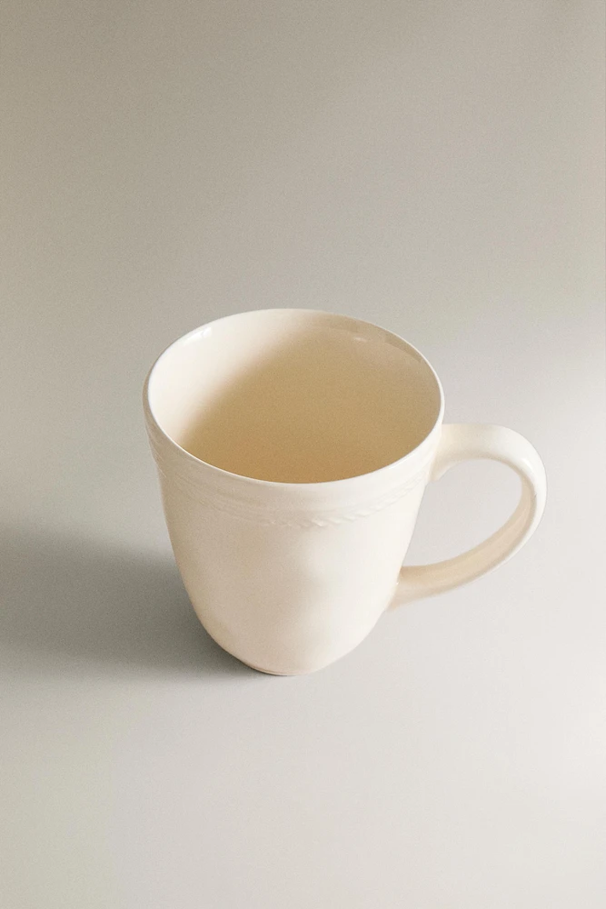 CHAIN EARTHENWARE MUG