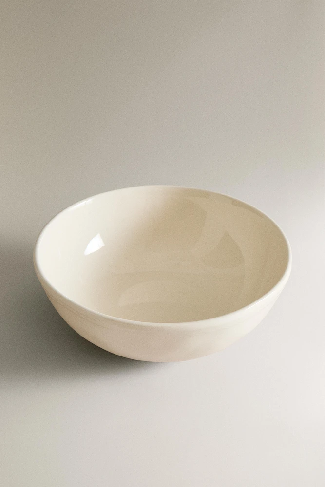 CHAIN EARTHENWARE SALAD BOWL