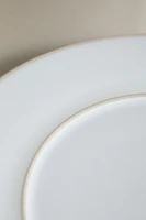 ECRU RIM DESSERT PLATE