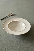 PASTA PLATE WITH ECRU RIM