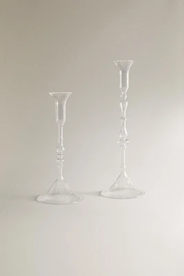 CRYSTAL CANDLESTICK