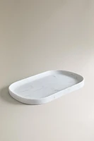 MARBLE-EFFECT BATHROOM TRAY